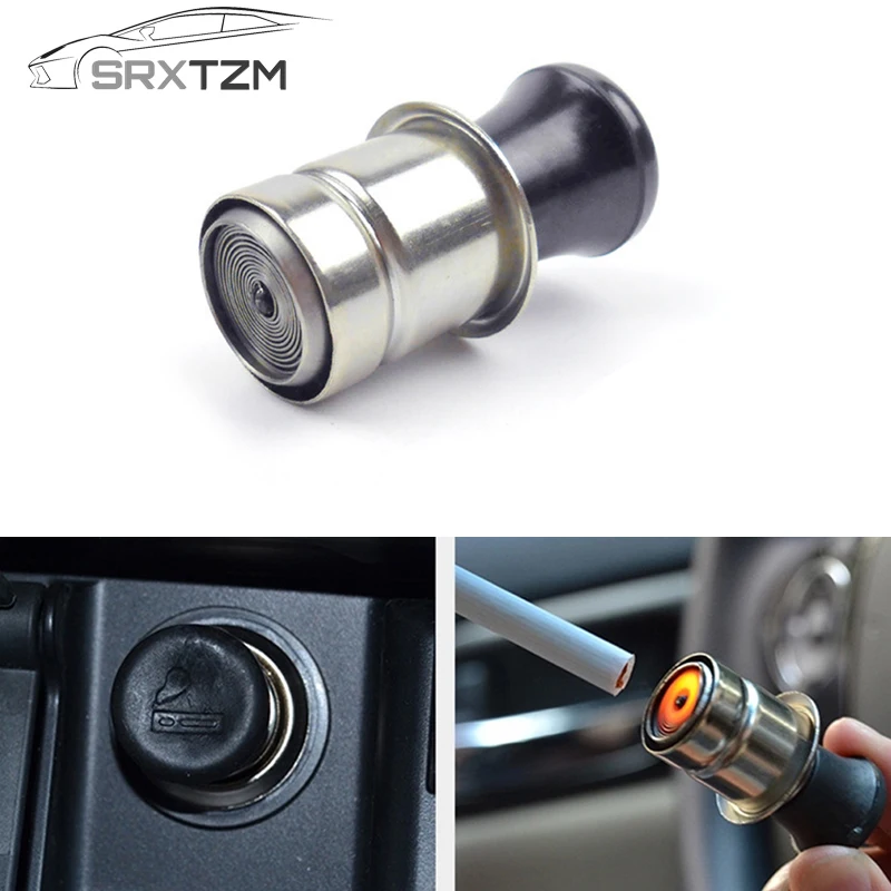 

SRXTZM Universal 12V ABS Car Cigarette Cigar Lighter Power Socket Plug Outlet Auto Accessories Heat Resisting Plastic Power 1pcs