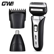 3-в-1 Перезаряжаемые Для мужчин бритва триммер для носа машинка для стрижки волос