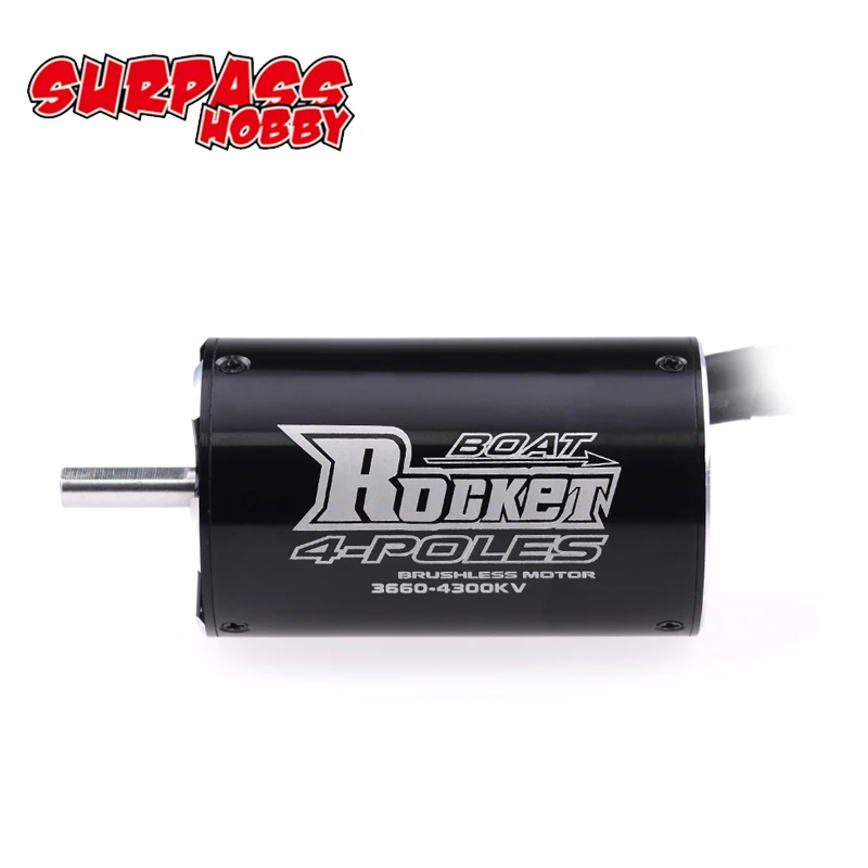 

SURPASSHOBBY Rocket 3660 3250KV 2600KV 4P Brushless Motor for Traxxas M41 Catamaran Spartan 800mm-1000mm RC Boat Car