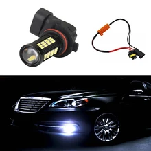 1X H8 H11 LED canbus 4014 Lampadine Riflettore A Specchio Design Per Le Luci Fendinebbia Nessun Errore Per Mercedes Benz W211 W212 w164 W221