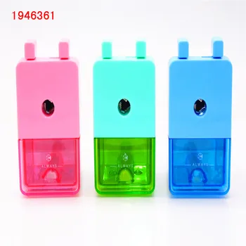 

New 2018 Year Kids School Supplies Pencil Sharpener Hand Crank Manual pencil Stationery Desktop Creative Design for Office