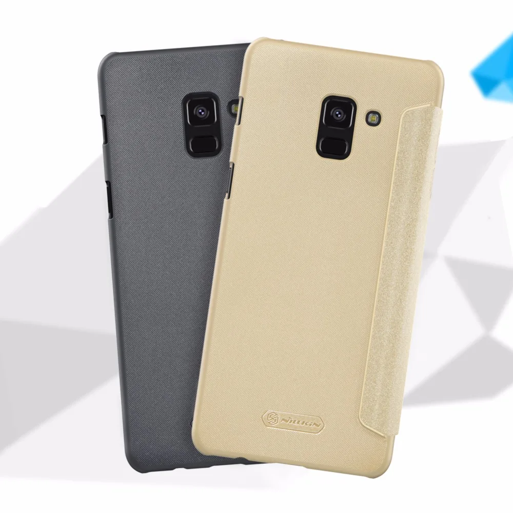 Чехол книжка NILLKIN Sparkle для Samsung Galaxy A8 2018(A530F) и Plus 2018(A730F) с розничной