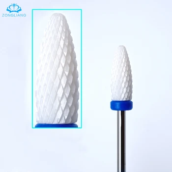 

6.0mm Nail art electric nail bit Gel polish Milling cutter for manicure pedicure Apparatus for manicure ceramic nail drill bits