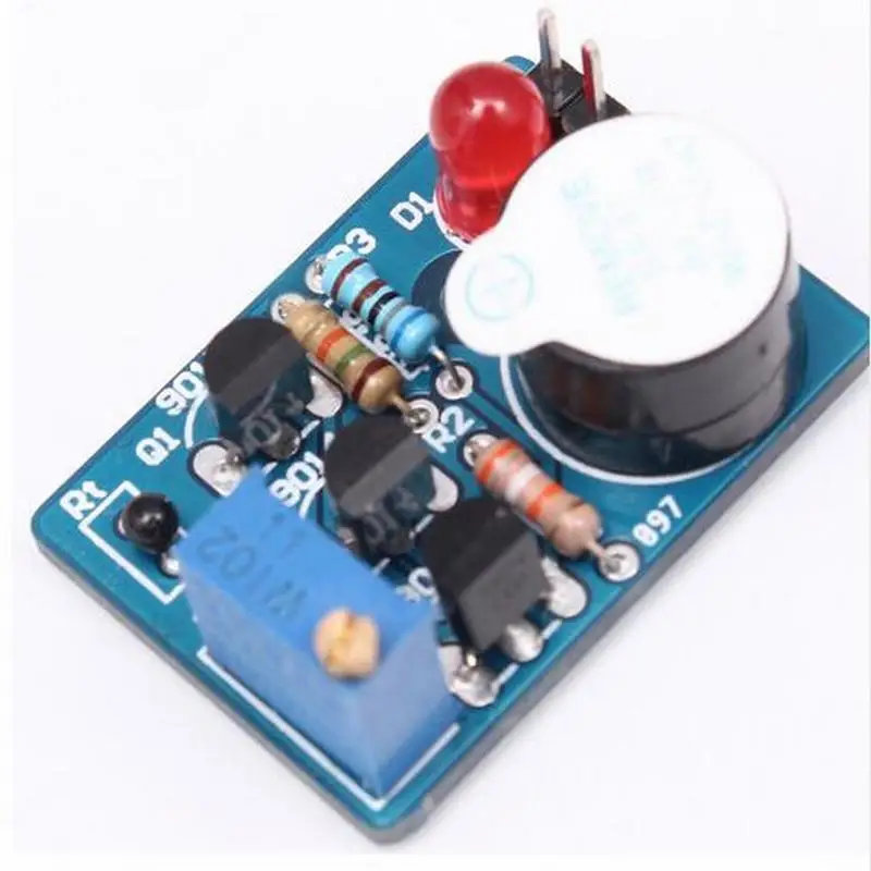 

Electronic Temperature Control DIY Kit Sound Light Alarm Suite DC 3~5V Kit