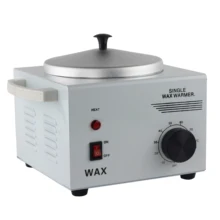 Adjustable temperature Single Chamber Waxer Wax Warmer Heater Hair Removal Arms, bikini depilation Depilatory metal shell 220V