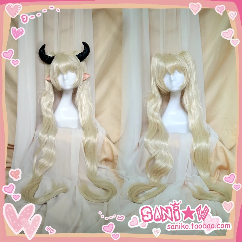 

How Not to Summon a Demon Lord Klem Cosplay hairwear with ears horns both include