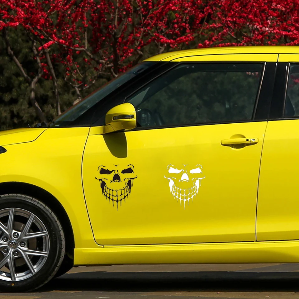Стикер для всего тела 3D стикер с черепом забавные автомобильные наклейки и на
