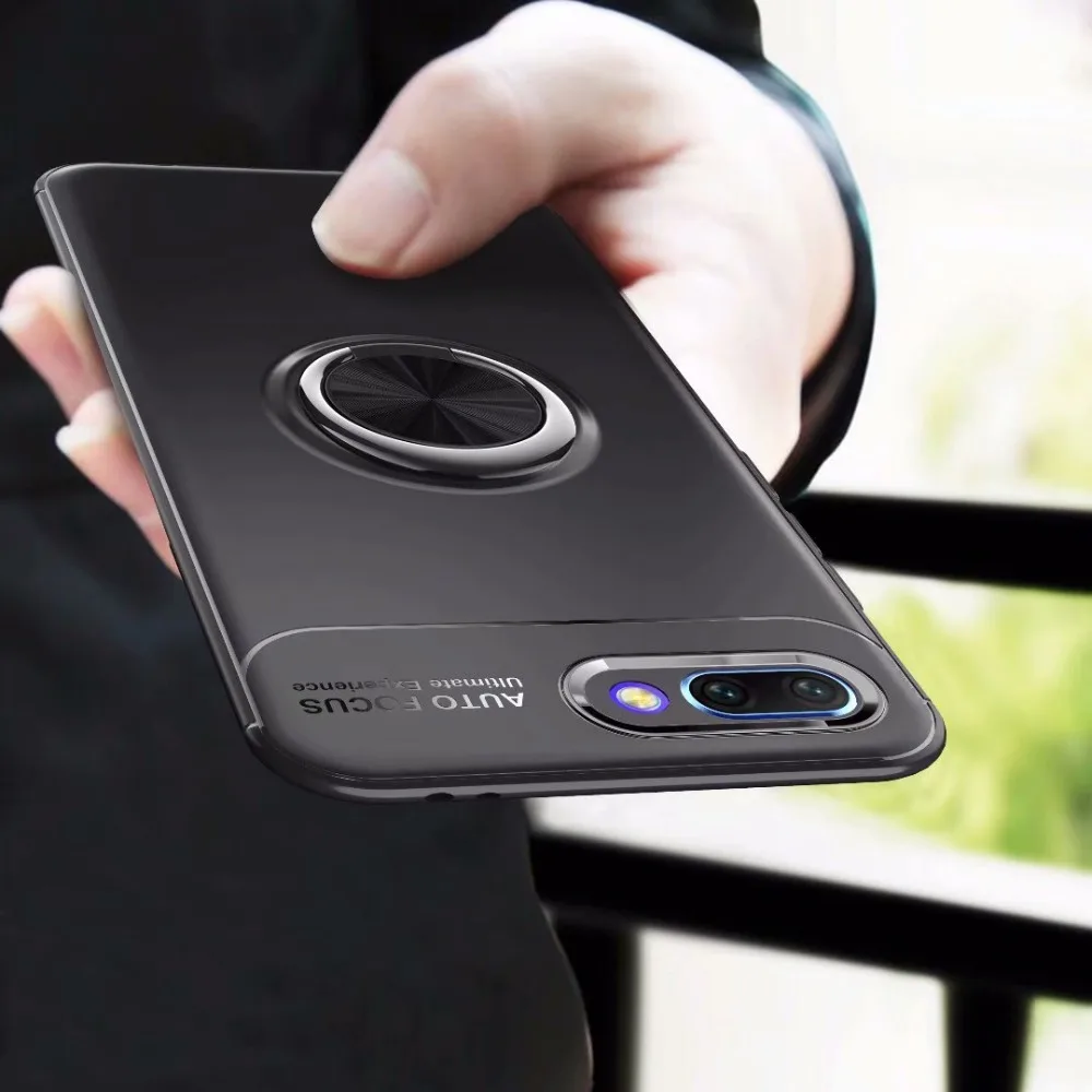 

Phone Metal Holder Soft TPU Case For Huawei Honor 10 V10 9 V9 8Pro Honor Play Case Honor 9i For Honor 10 Lite Magnet Adsorption