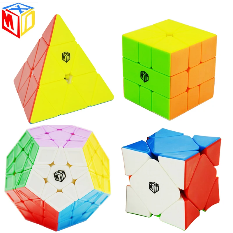 

4pcs Qiyi X-MAN Galaxy V2 Volt SQ-1 Wingy Magnetic Skew Bell Magnetic XMD Speed Mofangge MagicCube Puzzle Toys
