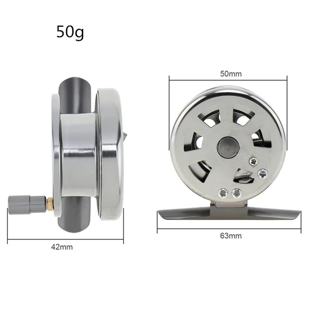 Ульсветильник легкая катушка из алюминиевого сплава для подледной рыбалки
