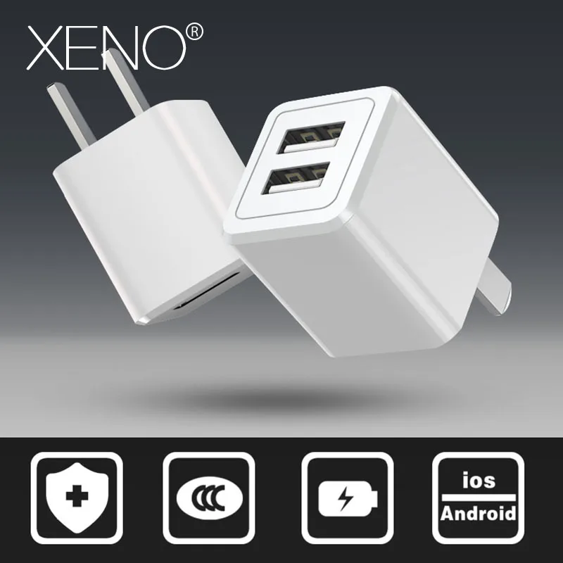 

2 USB For Iphone Fast Charge Quick Iphone X 8 7 6 plus SE for huawei mate 8 10 p20 lite mobile phones tablets Charger Desktop