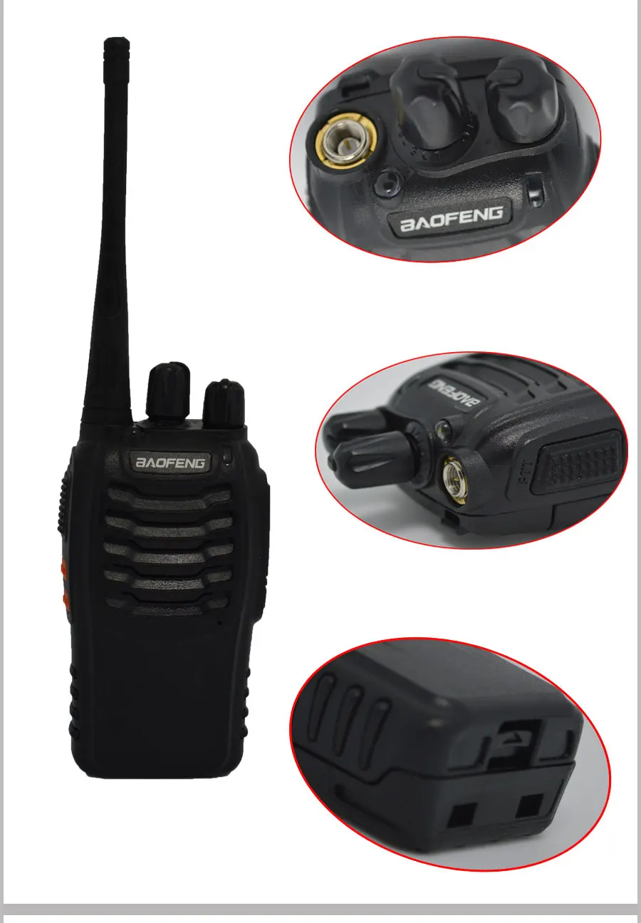 4 шт./компл. Baofeng BF888S иди и болтай Walkie Talkie “иди и BF-888s 5 Вт 16CH UHF 400-470 МГц BF 888S иди и болтай walkie рации двухстороннее радио