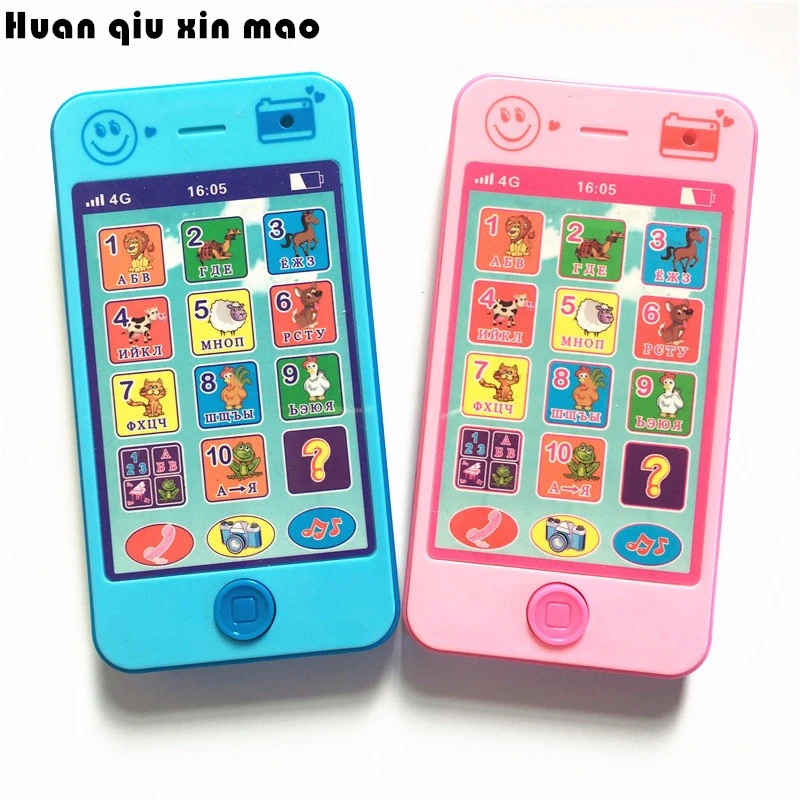 Telephone Portable Pour Enfants Simulation Educative Musique Jouet Pour Bebe Derniere Version En Langue Russe Aliexpress