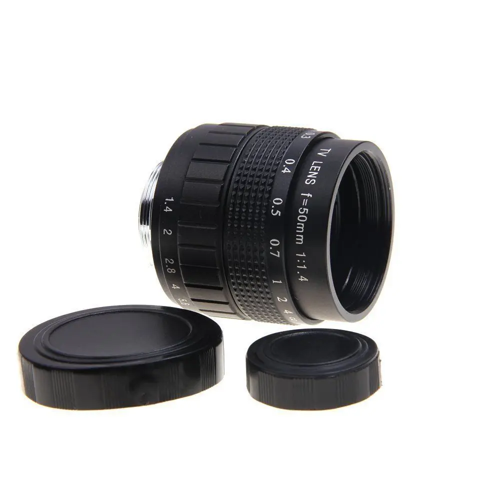 50 мм F1.4 объектив для видеонаблюдения C крепление Panasonic GF5 GF6 G3 G5 G7 GH2 GF3 GX7 GX8H GX8 G7H G7K|lens