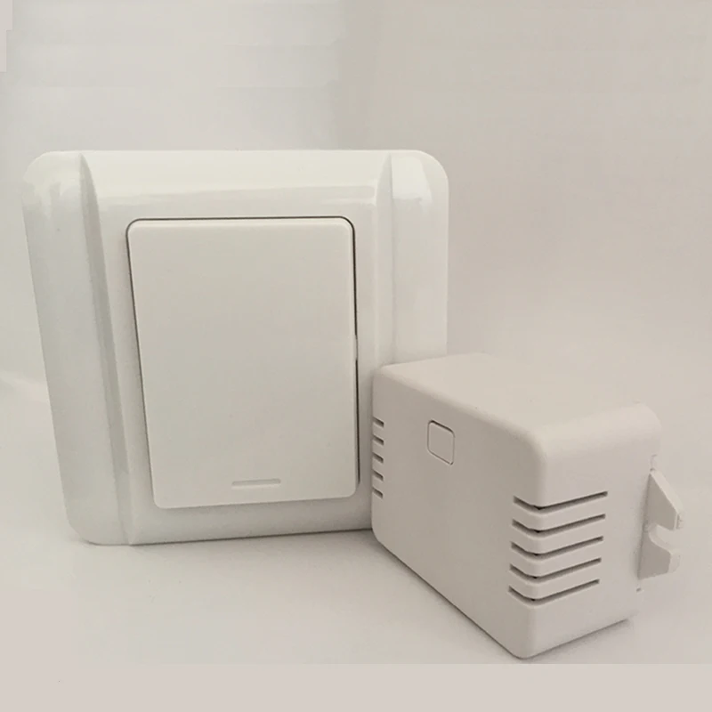 

Augreener Self Powered Remote Control Switch No Battery Need AC 220V Light Wall Switch Wireless Switch Easy Installation