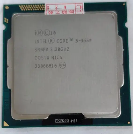 Процессор Intel Core i5 3550 3,3 ГГц 6 Мб Настольный Процессор процессор SR0P0 гнездо H2 LGA1155 i5 3550