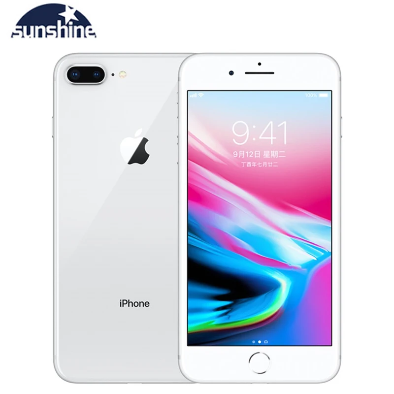 Used Apple iPhone 8 Plus 3GB 64GB Cell phones Unlocked Original Mobile
phone 3GB RAM 64/256GB ROM 5.5' 12.0 MP iOS Hexa-core