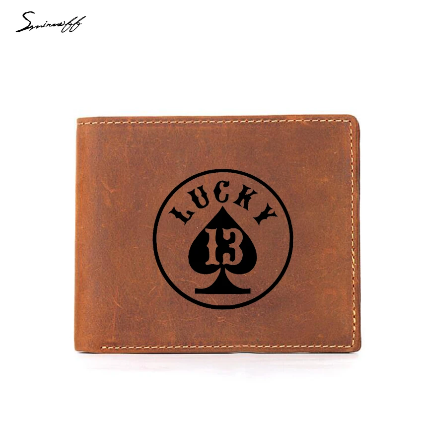 Cartera de cuero de 13 espadas para hombre, Tarjetero con grabado monedero moda|leather wallet walletfashion men wallet - AliExpress