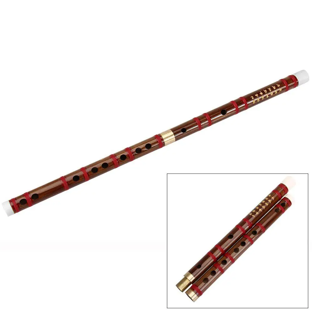 

Dragonpad Chinese Traditional Musical Instrument Handmade Detachable Bamboo Flute D/E/F/G Tone
