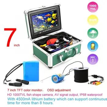 

camera fishing 7in Monitor 15m 50m 1000TVL Underwater Fishing Video Camera Fish Finder with 8G TF Card security camera