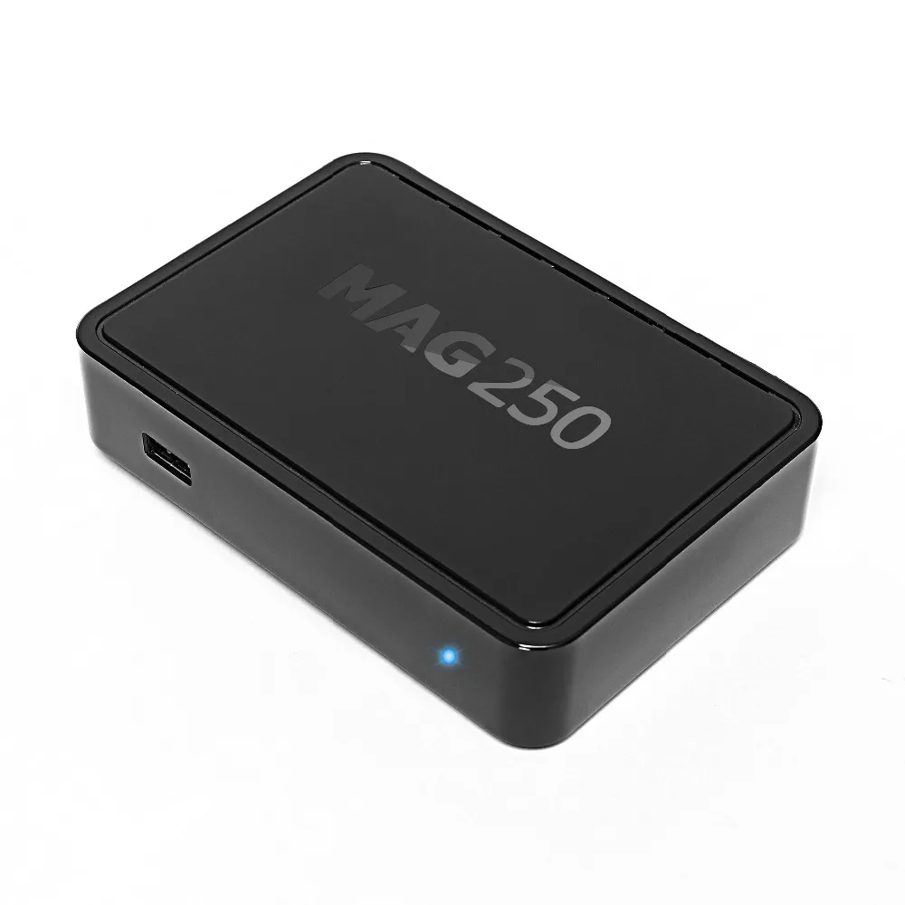 2019 лучший Linux Mag250 телеприставка IPTV коробка Поддержка USB WiFi Европа Швеция Франция