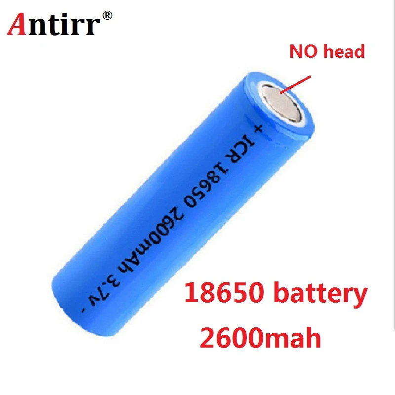 Antirr Original 18650 2600mAh rechargeable battery 18650 Li ion 3.7v ICR  Rechargeable batterie for samsung 18650 battery|Rechargeable Batteries| -  AliExpress