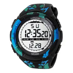 Relogio Masculino Top Brand спортивные часы Для мужчин модные Chronos обратного отсчета Для Мужчин's Водонепроницаемый светодиодный цифровые часы Человек