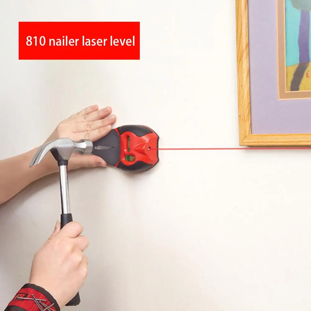 

Precise Laser Level Line Ruler Nailer Measure Infrared Ray Horizontal Marker For Home Decoration Renovation Measuring Tool