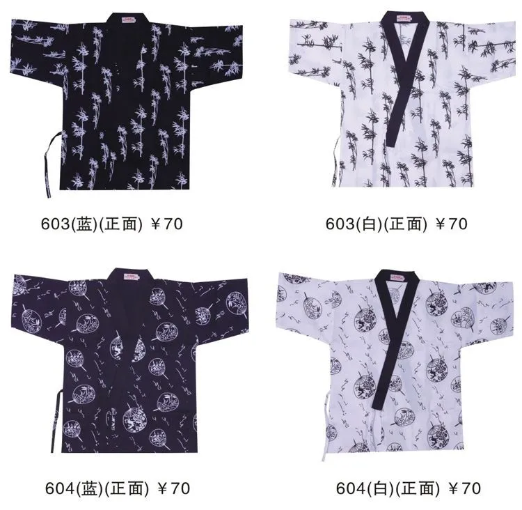 Унисекс японский стиль общественного питания одежда шеф-повар суши куртка новый шеф-повар работы равномерное разработан Кук костюм