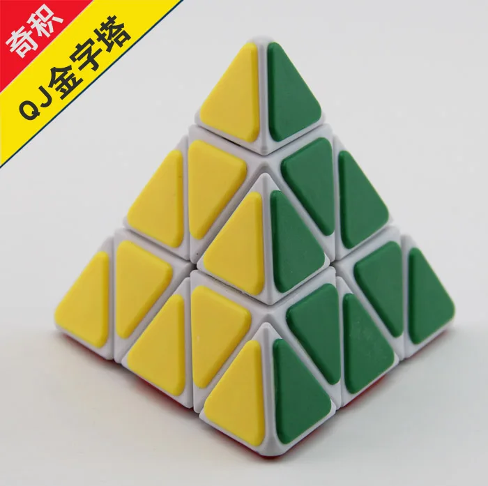 QiJi Pyraminxeds волшебный куб QJ Пирамида 3x3x3 Cubo Magico Профессиональный Neo скоростной куб головоломка антистрессовые игрушки для детей