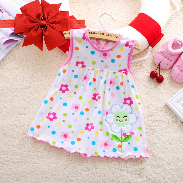 Baby Clothes Headband Dress For Girls Dresses Baptism 1st Birthday Dresses For Girls Kids Vestido Infantil Robe Fille - Цвет: A25