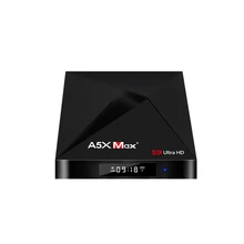 Upgraded A5X Max Plus Android TV Box 4GB RAM 32GB ROM with 5GHz Dual WiFi USB 3.0 IPTV Subscription M3U 12 months set-top boxes 