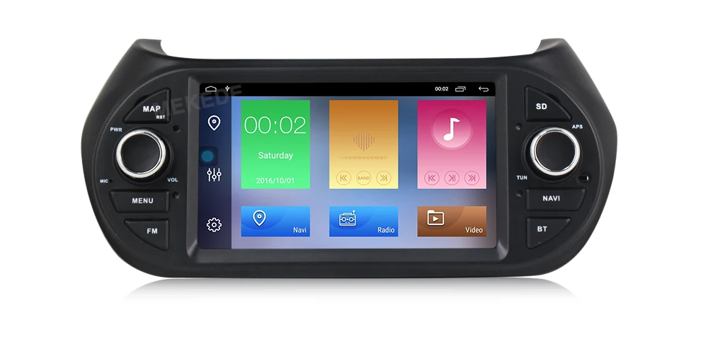 Sale 7"  Android 9.1 2+32G Car Stereo For Fiat Fiorino Qubo Citroen Nemo Peugeot Bipper Auto Radio FM GPS Navigation WiFi No DVD 11