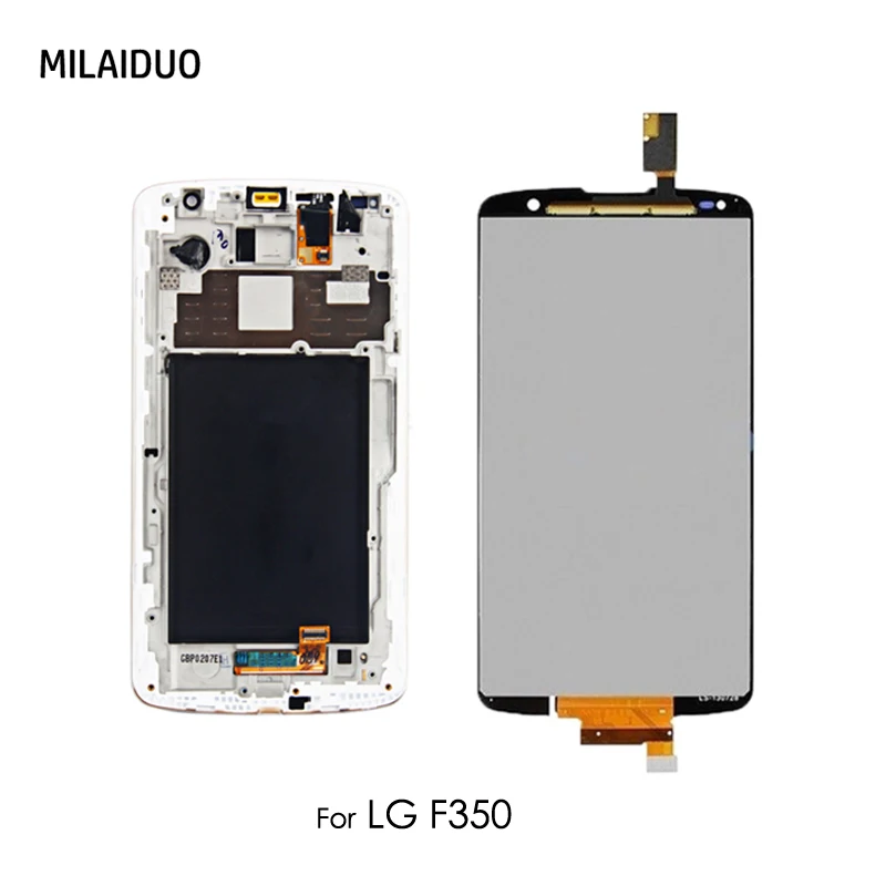 Beste Lcd Display Voor Lg Optimus G Pro 2 F350 D837 D838 Touch Screen Digitizer Vergadering Vervanging 5.9 Zwart Wit geen Met Frame
