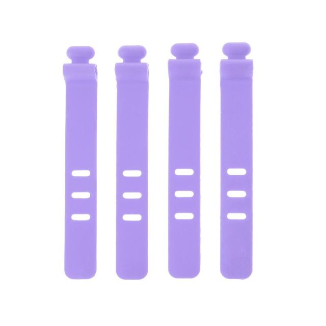 Silicone Data Wire Cable Organizer Tie Phones Cable Winder Finishing Buckle