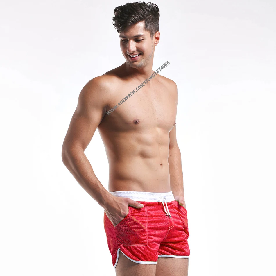 DESMIIT пляжные Для мужчин сетки шорты лето серфинг дышащая Для мужчин пляжные шорты спортивные беговые шорты с подкладкой лайнер DT13