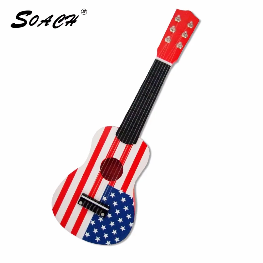 SOACH Ukulele Children Toys Guitar Strings Type Kids Guitar Musical