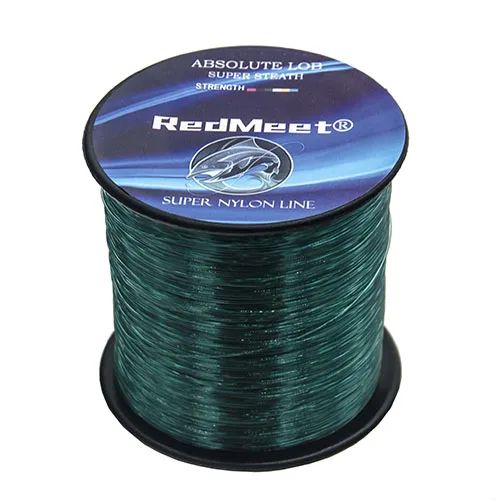 Hot Sale 1Pcs 1000m New Brand RedMeet Series Super Strong Japan Monofilament Nylon Fishing Line 1000m 4.4-28.6LB - Цвет: Green