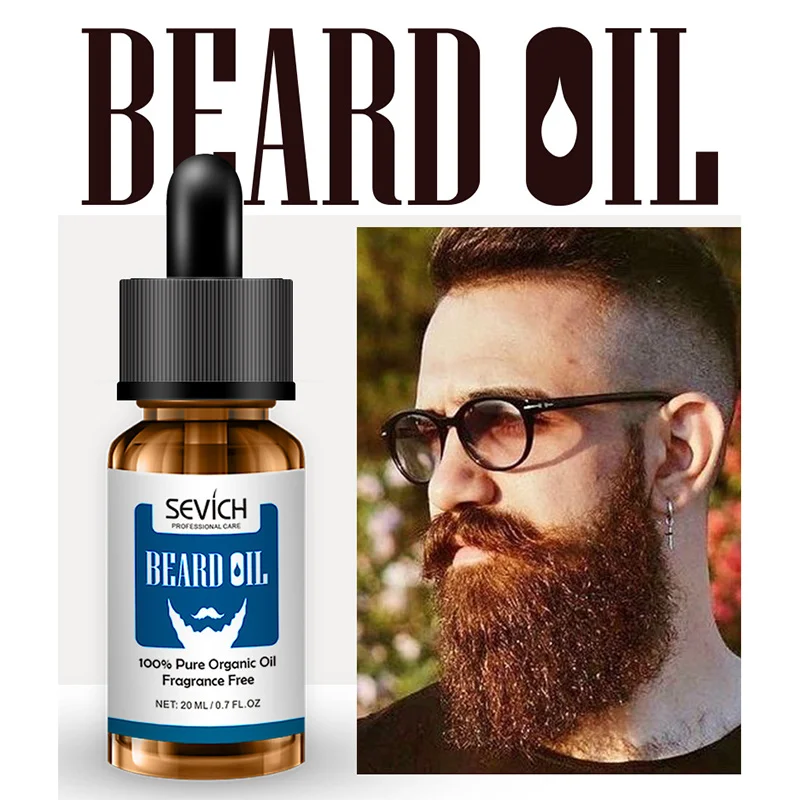 2018 для мужчин натуральное масло для бороды 20 мл для мужчин масло для бороды для укладки воск увлажняющий разглаживающий нежный для мужчин