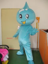 summer hot sale New Adult size blue water drop mascot costume with suits font b shoes