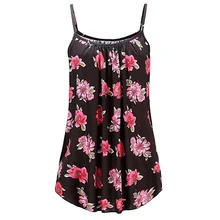 

O-neck 2018 New Fashion Women Summer Casual Cami Female Sexy Print Camisole Camis Top Tees Elegant Tops