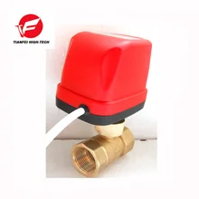 CE Быстрая установка AC24V AC24V CR02 DN25 DN32 DN40 DN50 CWX-50K 3.5nm 15s латунь оба Женский BSP уменьшенный диаметр электрический шаровой клапан