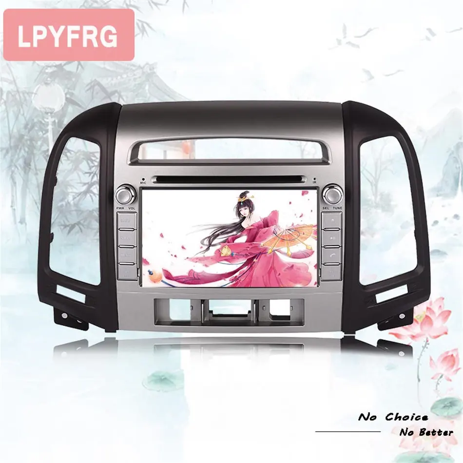 Sale 7" 4G Android 9.0 Octa Core 4GB RAM 64GB ROM Car DVD Radio Stereo GPS For Hyundai SANTA FE 3 Hole 2006 2007 2008 2009-2011 2012 1