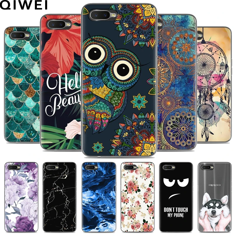 

For OPPO RX17 Neo Case Cartoon Soft Silicone Phone Back Cases Cover For OPPO RX17 Neo RX 17 Neo CPH1893 TPU Fundas RX17Neo 6.4''