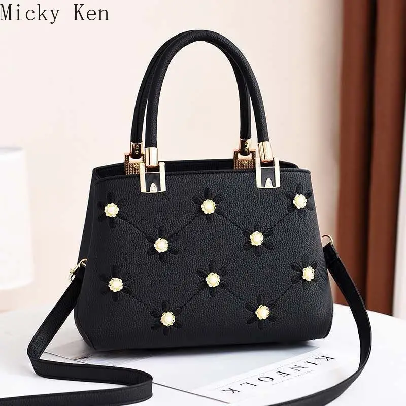 Женская кожаная сумка-тоут с цветными ракушками маленькие дамские сумочки