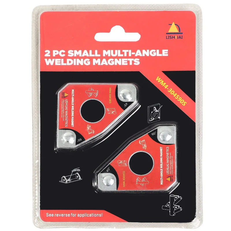 Magnética para Segurar Ímã de Soldagem Multi-ângulo Mini Neodímio Braçadeira 2 Pces Gêmeo Pacote –