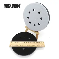 MAXMAN абразивные материалы 5 дюйм(ов) (125 мм) 8 отверстий губка Полировочный круг Флокирование шлифовальные пневматические Полировки Pad для