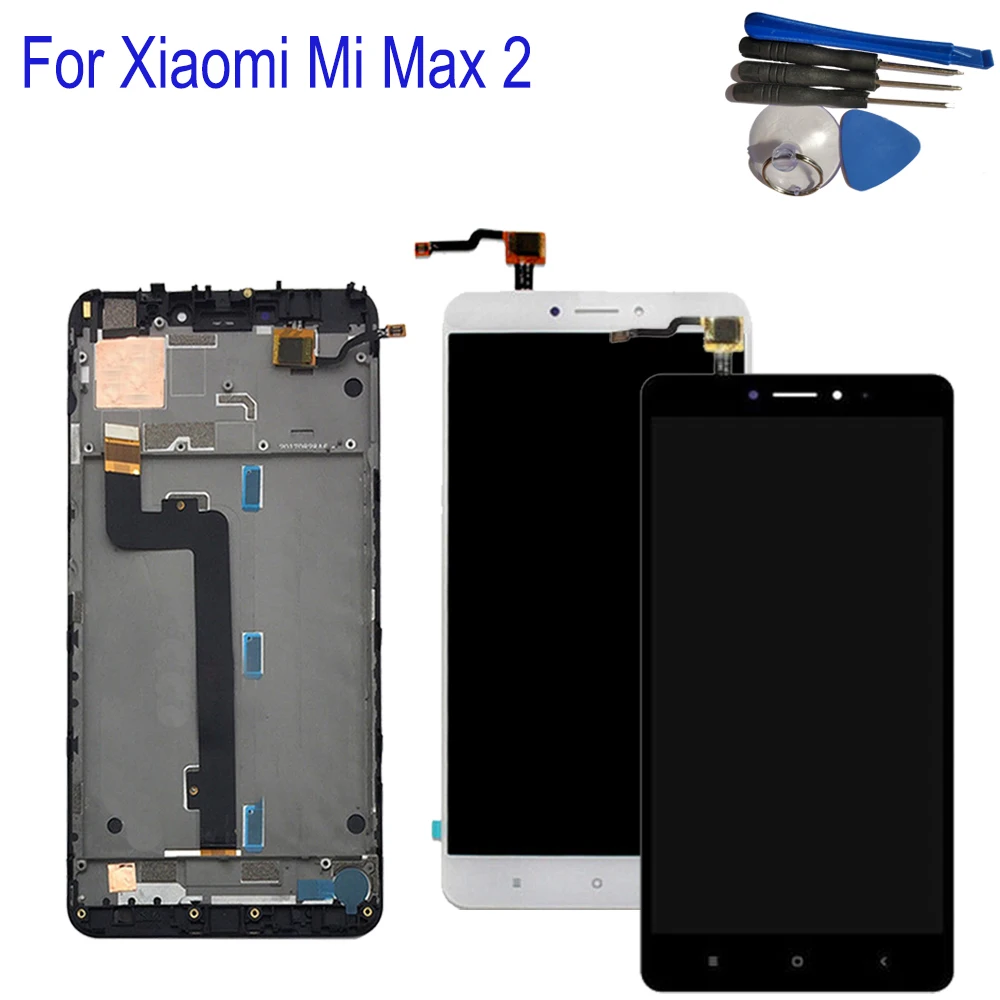 

6.44" For XIAOMI MI MAX 2 LCD display Touch Screen Digitizer with Frame for Mi Max 2 Max2 LCD Screen Repair Parts