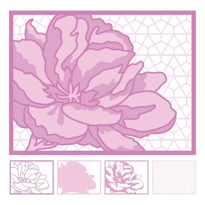 

2019 DIY New Arrival Layered Metal Cutting Dies and Scrapbooking For Paper Making Flower Embossing Stamps Frame Card Craft