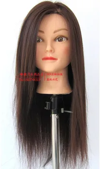 

Free shipping hairdressing practice head for hairdressers mannequin model head with wigs stand periwig holder